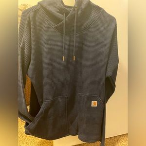 Carhartt Hoodie, Size Small, Two pockets. Soft waffle material, flattering on.
